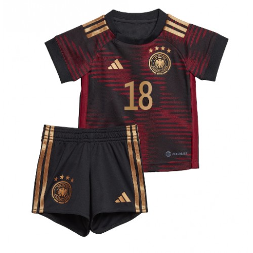 Maillot de foot Allemagne Jonas Hofmann #18 Extérieur enfant Monde 2022 Manches Courte (+ pantalon court)